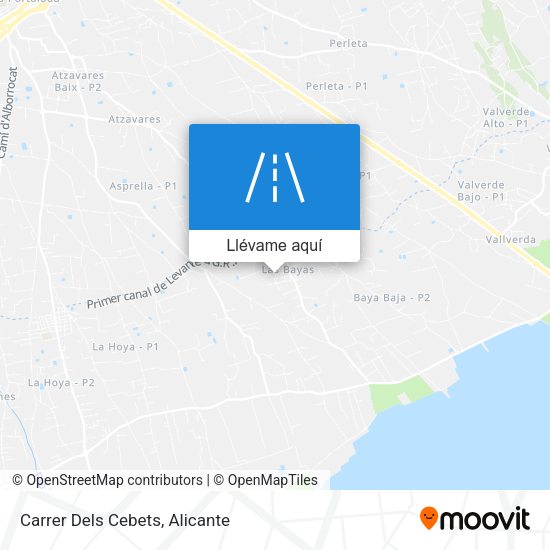 Mapa Carrer Dels Cebets