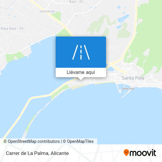 Mapa Carrer de La Palma