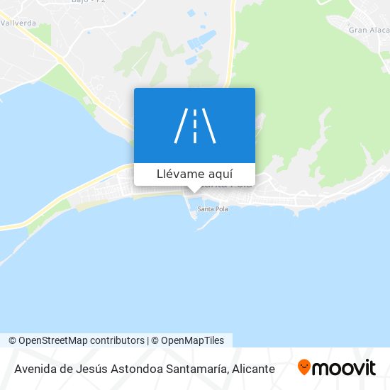 Mapa Avenida de Jesús Astondoa Santamaría