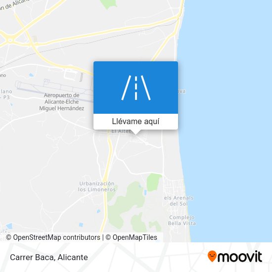 Mapa Carrer Baca