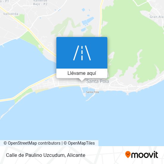 Mapa Calle de Paulino Uzcudum
