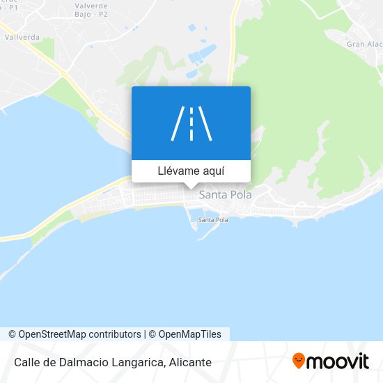 Mapa Calle de Dalmacio Langarica