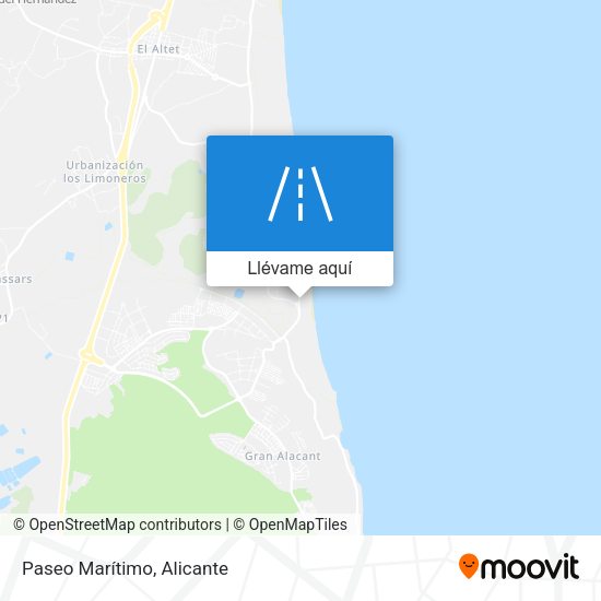 Mapa Paseo Marítimo