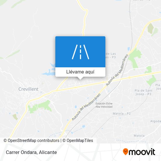Mapa Carrer Ondara