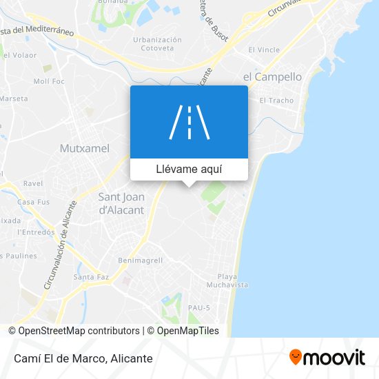 Mapa Camí El de Marco