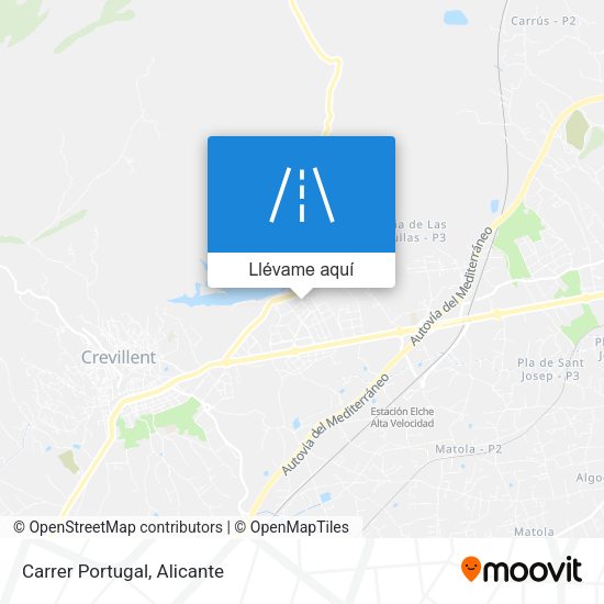 Mapa Carrer Portugal