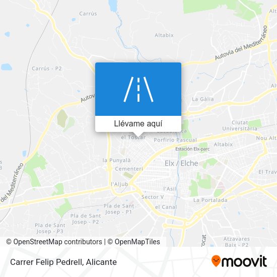 Mapa Carrer Felip Pedrell