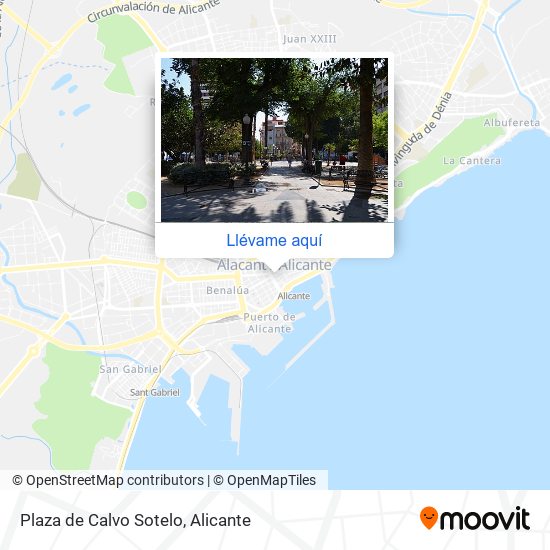 Mapa Plaza de Calvo Sotelo