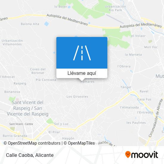 Mapa Calle Caoba