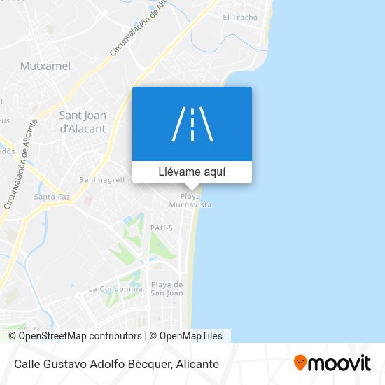Mapa Calle Gustavo Adolfo Bécquer