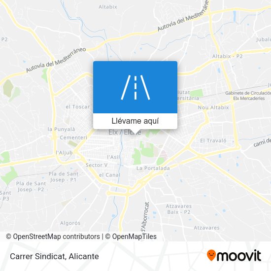 Mapa Carrer Sindicat