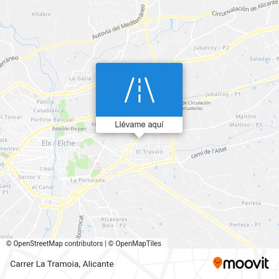Mapa Carrer La Tramoia