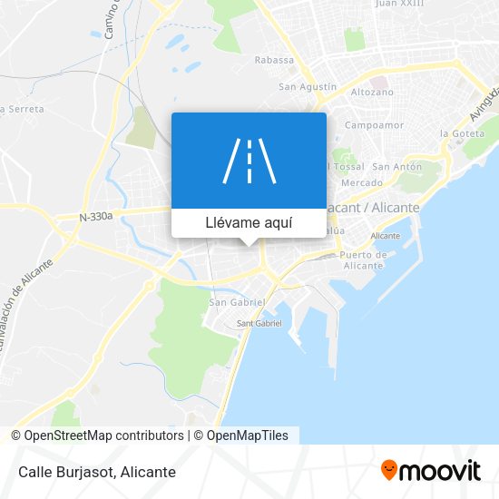 Mapa Calle Burjasot