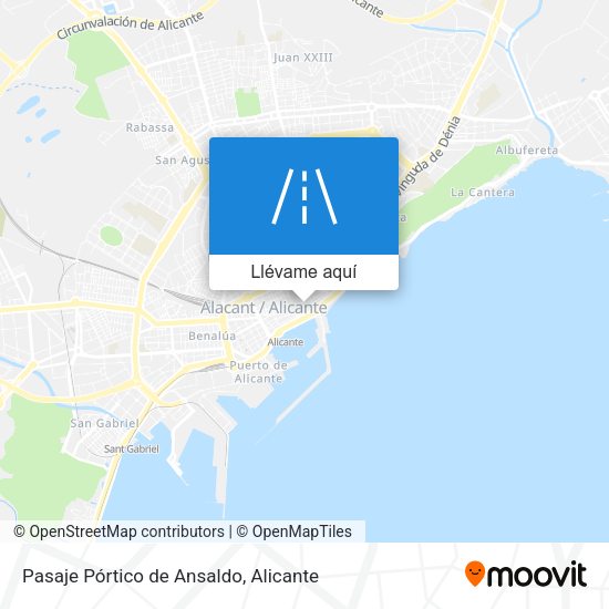 Mapa Pasaje Pórtico de Ansaldo