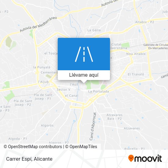 Mapa Carrer Espí