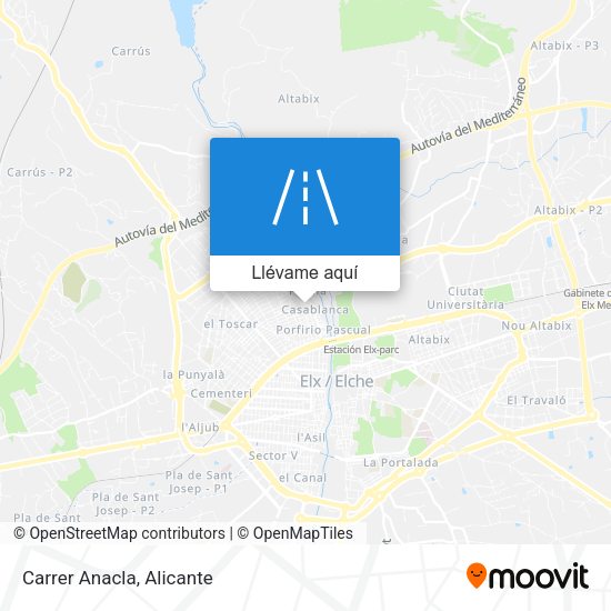 Mapa Carrer Anacla