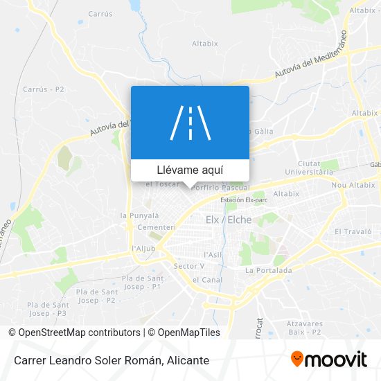 Mapa Carrer Leandro Soler Román