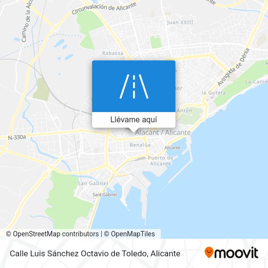 Mapa Calle Luis Sánchez Octavio de Toledo