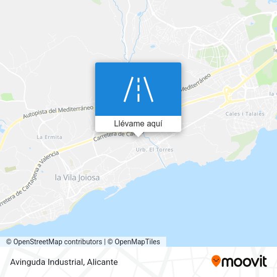 Mapa Avinguda Industrial
