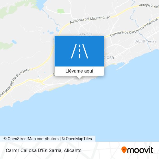 Mapa Carrer Callosa D'En Sarrià