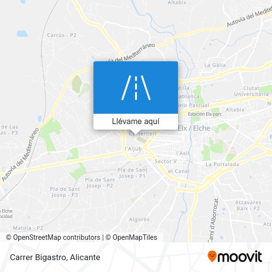 Mapa Carrer Bigastro