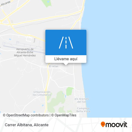 Mapa Carrer Albitana