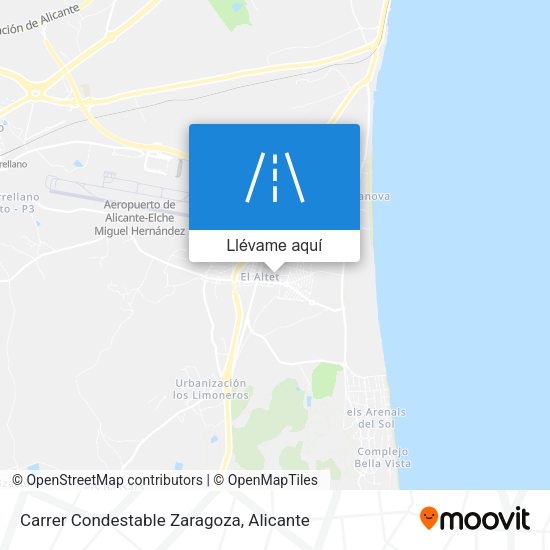 Mapa Carrer Condestable Zaragoza