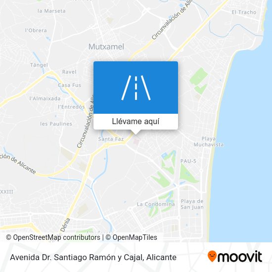 Mapa Avenida Dr. Santiago Ramón y Cajal