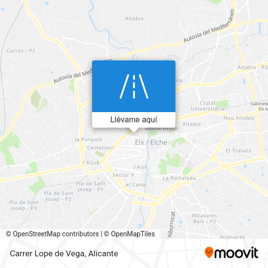 Mapa Carrer Lope de Vega