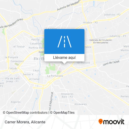 Mapa Carrer Morera