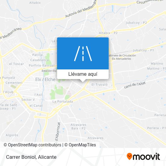 Mapa Carrer Boniol
