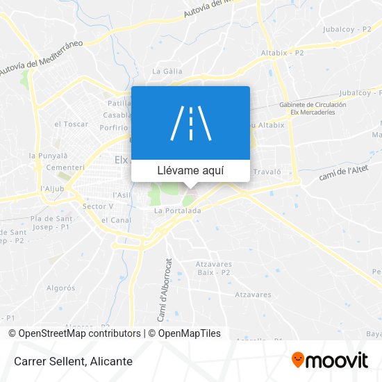 Mapa Carrer Sellent