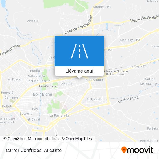 Mapa Carrer Confrides