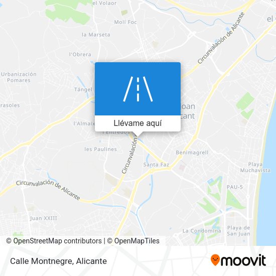 Mapa Calle Montnegre