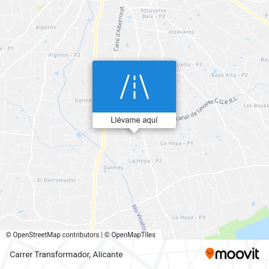 Mapa Carrer Transformador