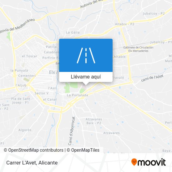 Mapa Carrer L'Avet