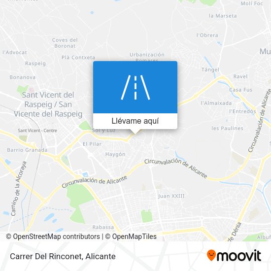 Mapa Carrer Del Rinconet