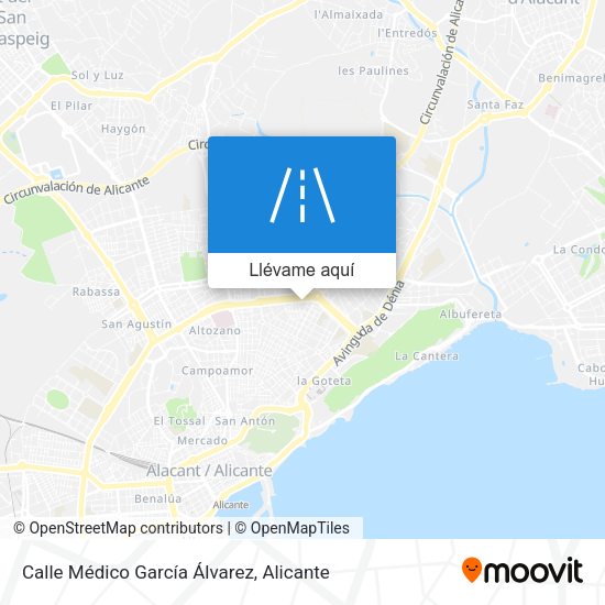 Mapa Calle Médico García Álvarez