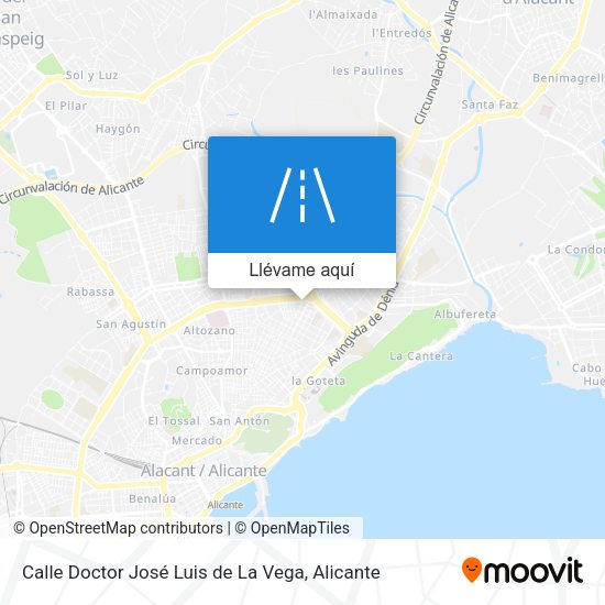 Mapa Calle Doctor José Luis de La Vega