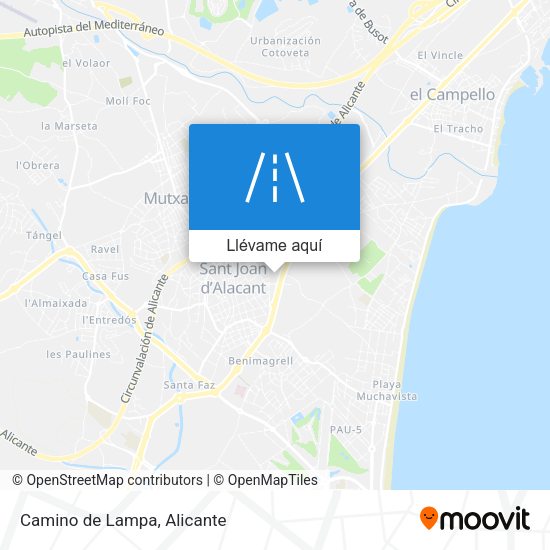 Mapa Camino de Lampa