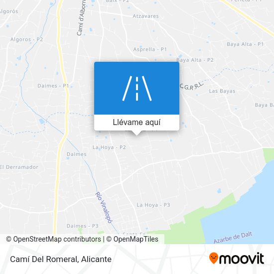 Mapa Camí Del Romeral