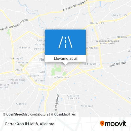 Mapa Carrer Xop Il·Licità