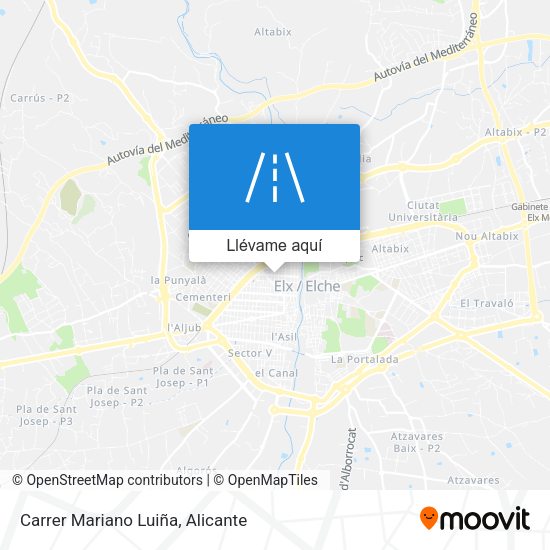 Mapa Carrer Mariano Luiña