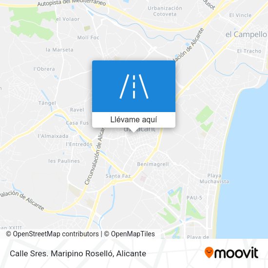 Mapa Calle Sres. Maripino Roselló