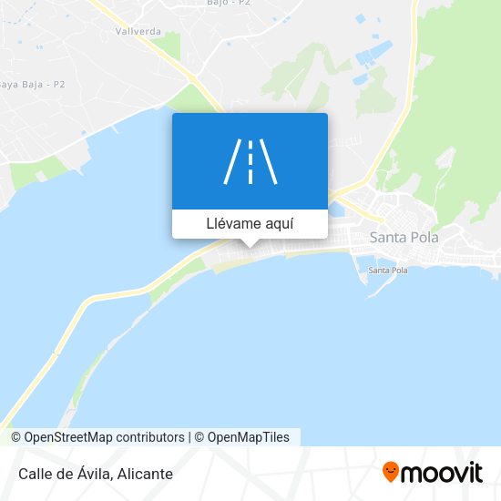 Mapa Calle de Ávila