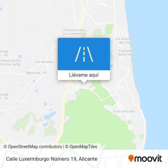 Mapa Calle Luxermburgo Número 19