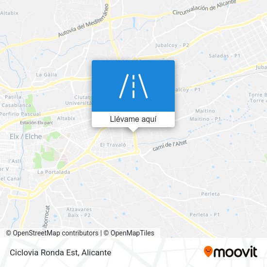 Mapa Ciclovia Ronda Est