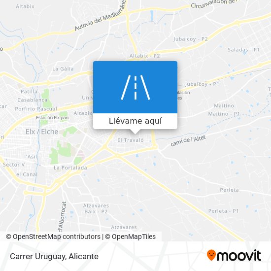 Mapa Carrer Uruguay