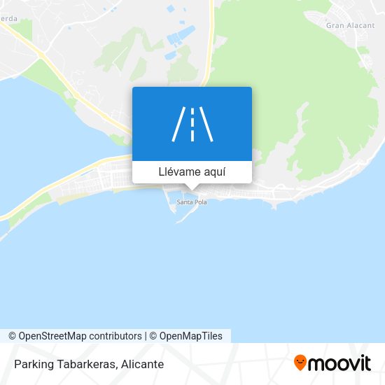 Mapa Parking Tabarkeras