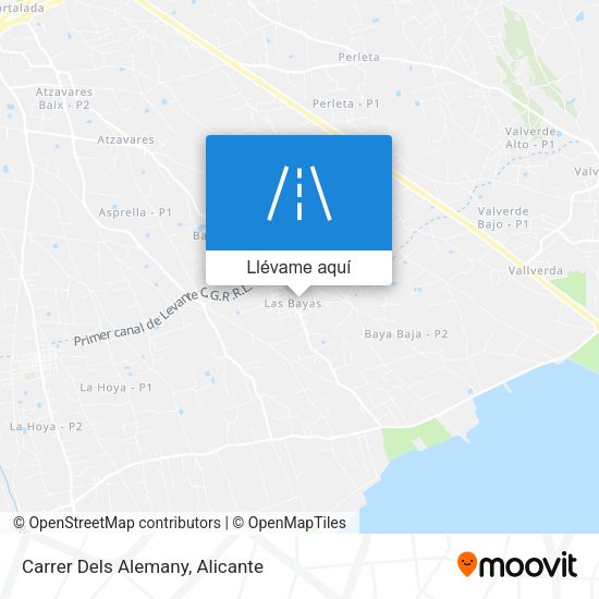 Mapa Carrer Dels Alemany